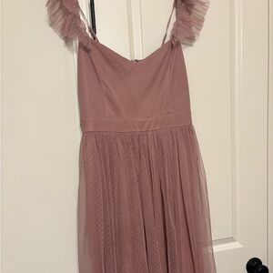 Lulu's Mauve Tulle Dress